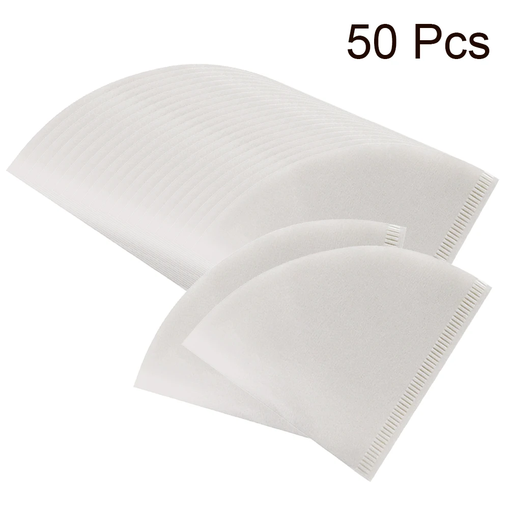 50 шт. белый деревянный оригинальный ручной капельный бумажный пакетик для кофе