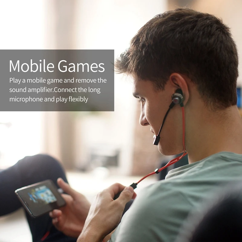 

HFES PLEXTONE G50 Gaming Headset with Sound Processor Long Wheat In-Ear Wire-Controlled Gaming Headset