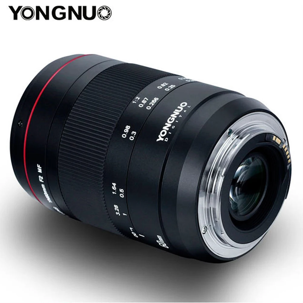 YONGNUO оригинальный YN60mm F2 MF 0 234 m макрообъектив для Canon EOS 70D 5D2 5D3 600D DSLR камеры макро