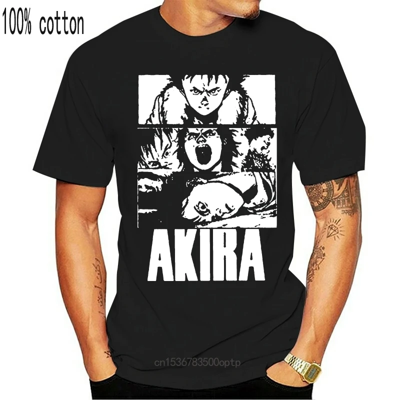 

New 2021 Akira T-shirt Mens Womens BlackWhite videogame anime Shirt