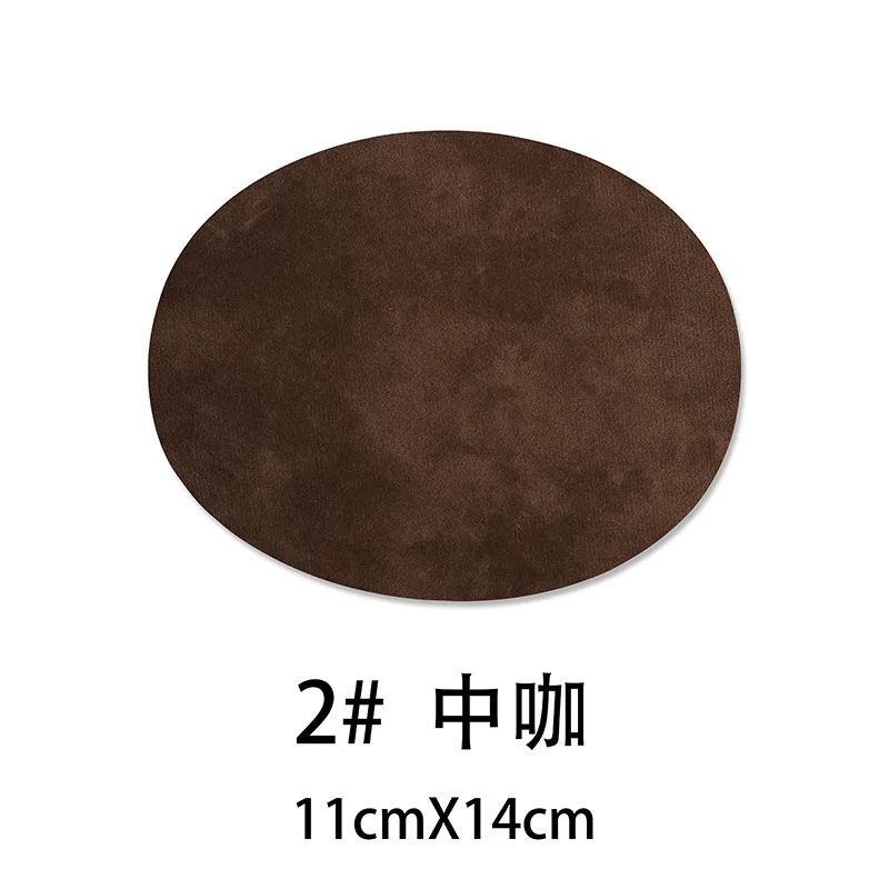 Заплатки для одежды замшевые Овальные с флокированием 1 шт. | Дом и сад