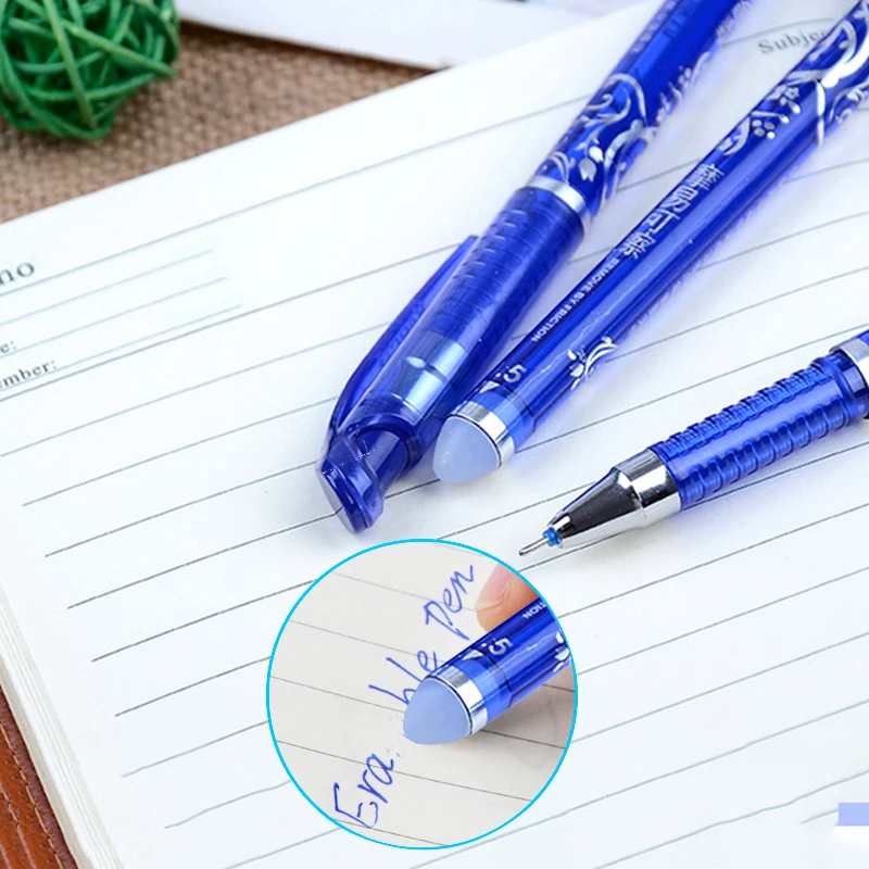 Стираемая ручка с голубыми чернилами 0 5 мм 3/6 шт./компл.| |