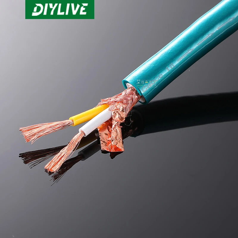 HiFi-High wind Ortofon 8N high purity square core copper audio signal cable Audio RCA double lotus wire bulk cost 0.5~10 meters