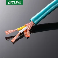 hifi high wind ortofon 8n high purity square core copper audio signal cable audio rca double lotus wire bulk cost 0 510 meters