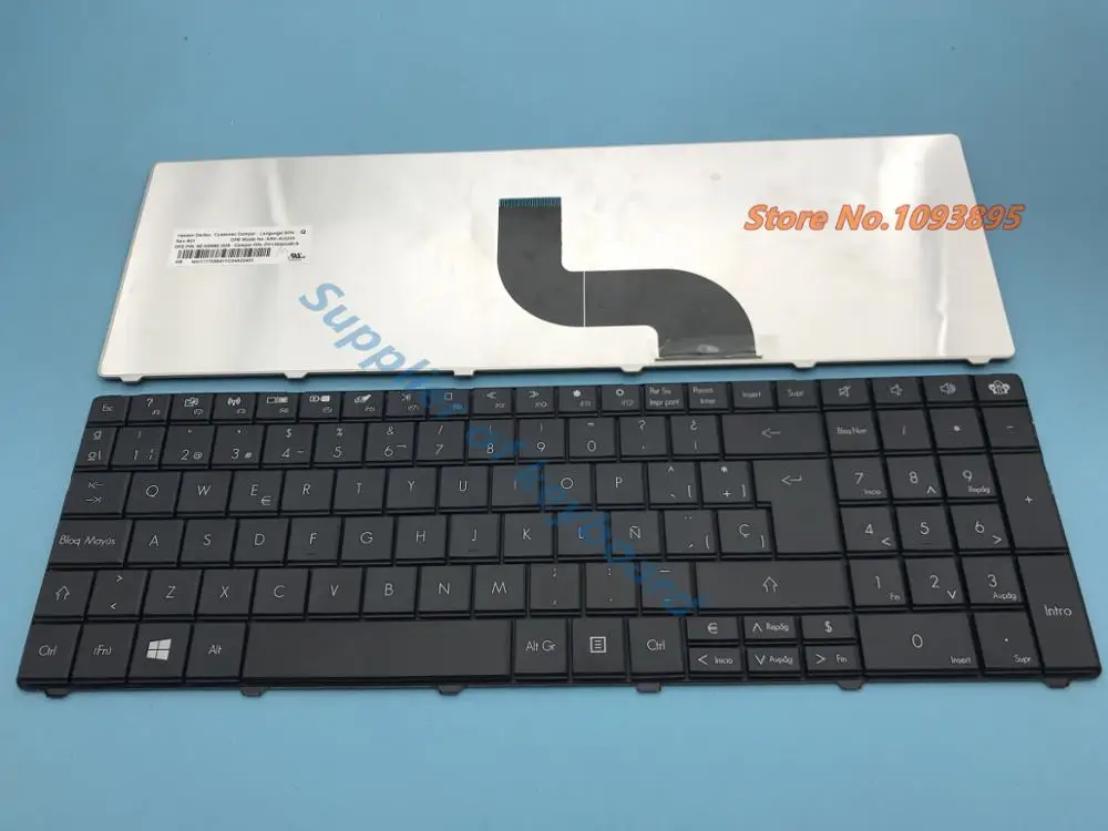 Оригинальная новая клавиатура с испанской раскладкой для ноутбука Packard Bell LE11BZ
