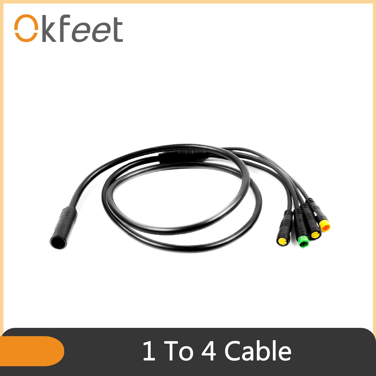 Okfeet Bafang BBS01 BSS02B BBSHD Средний мотор привод 1to4 Главный кабель стандартный для