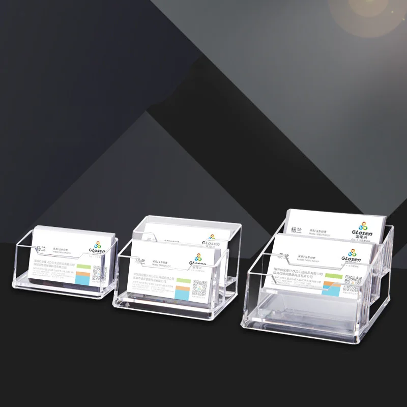 Полка витрины акриловый 1/2/3 сетка офисные аксессуары чехол для визиток держатель