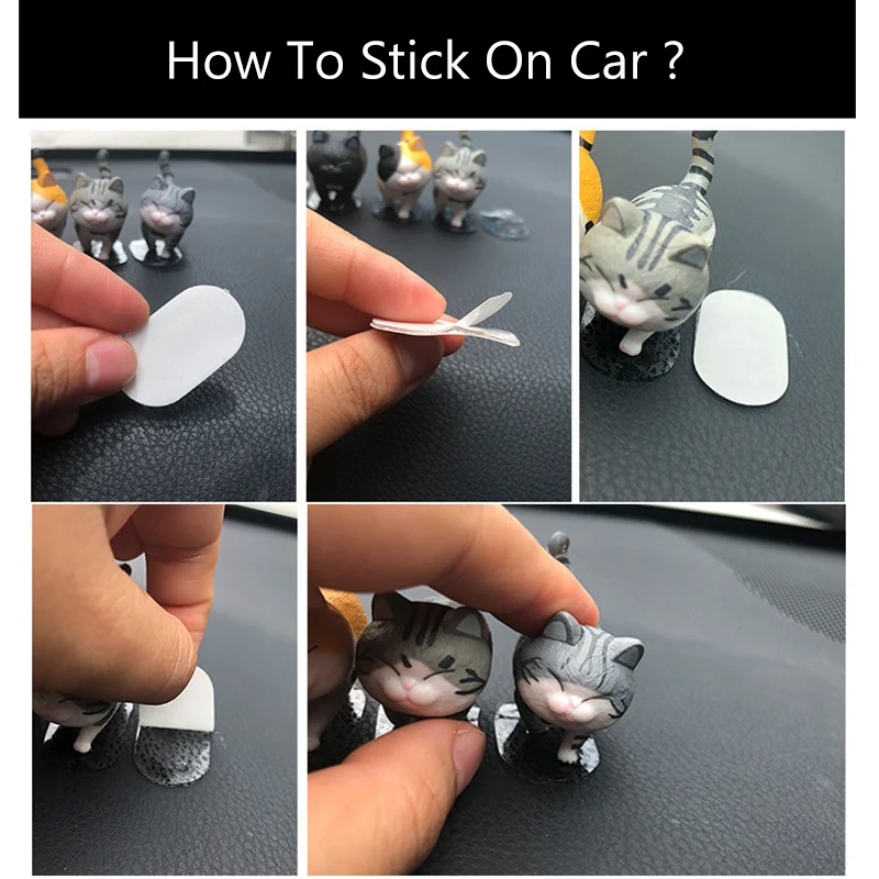 9 шт./компл. автомобиль игрушки для приборной панели мини кошка украшения