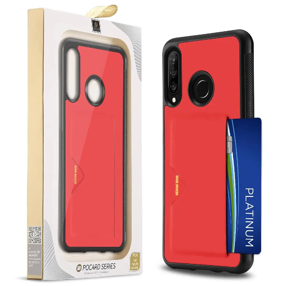 Для HUAWEI P30 lite чехол сплошной цвет полный защитный чехол для телефона с слотом для карт Поддержка беспроводной зарядки пыленепроницаемый