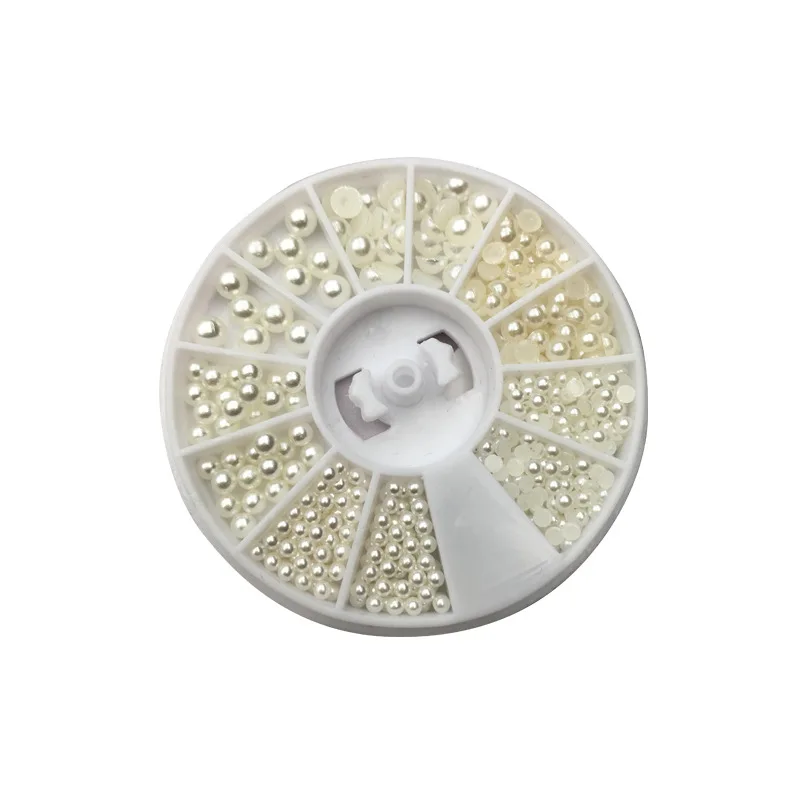 Набор ювелирных изделий для ногтей и жемчуга Пришивные АВ полукруглые