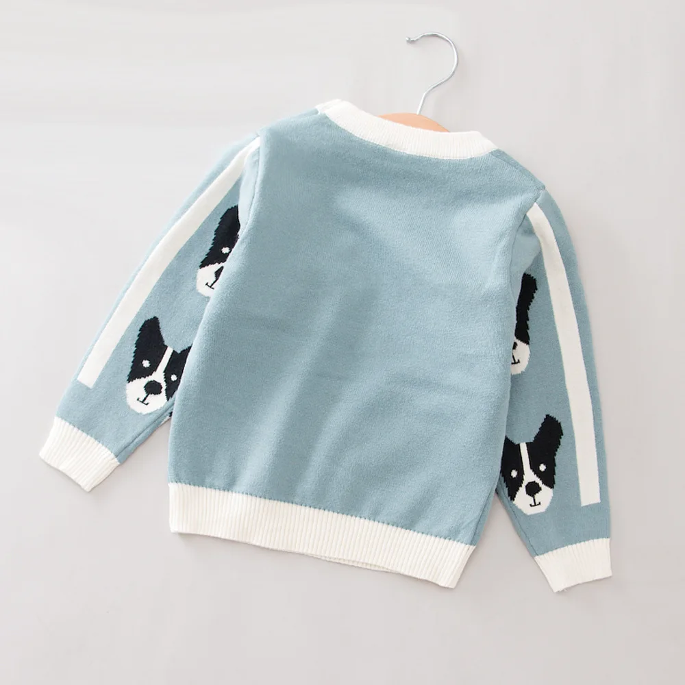 2019 осенне-зимний хлопковый свитер для мальчиков Детский кардиган детские