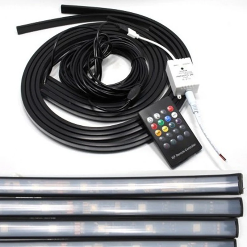 12V атмосферный светодиодный Автомобильный свет аксессуары для интерьера