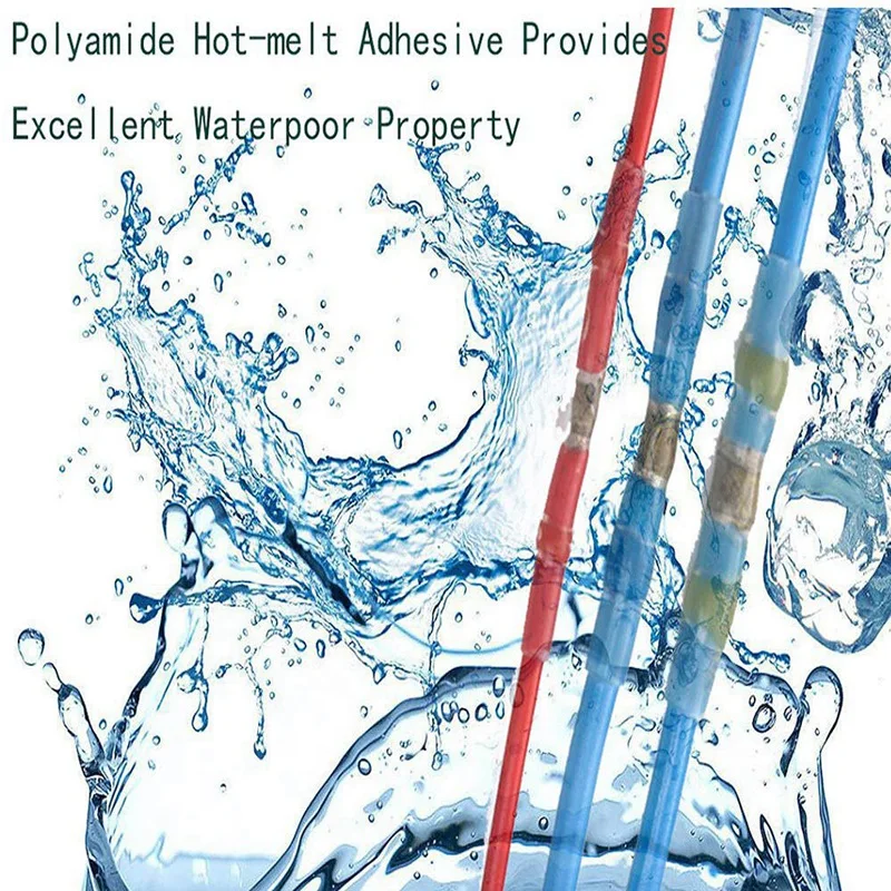 50 шт. термоусадочный соединитель для стыковой проволоки изолированный и