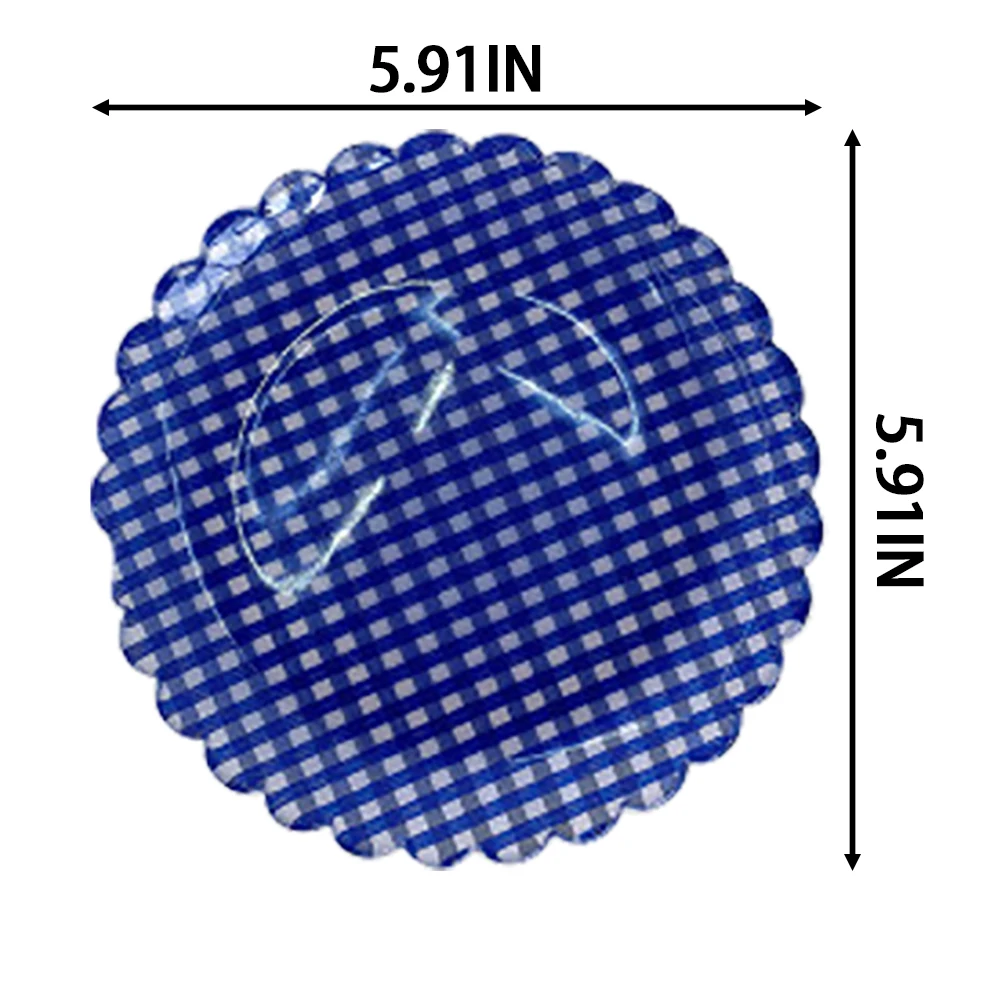 Популярная маленькая десертная тарелка с цветами решетчатая для торта полосатая
