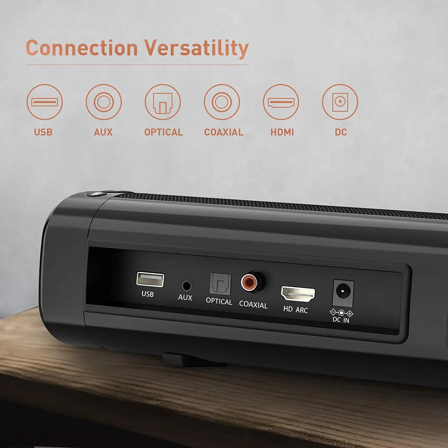 Саундбар с сабвуфером 120 Вт проводной беспроводной динамик Bluetooth 5 0 для