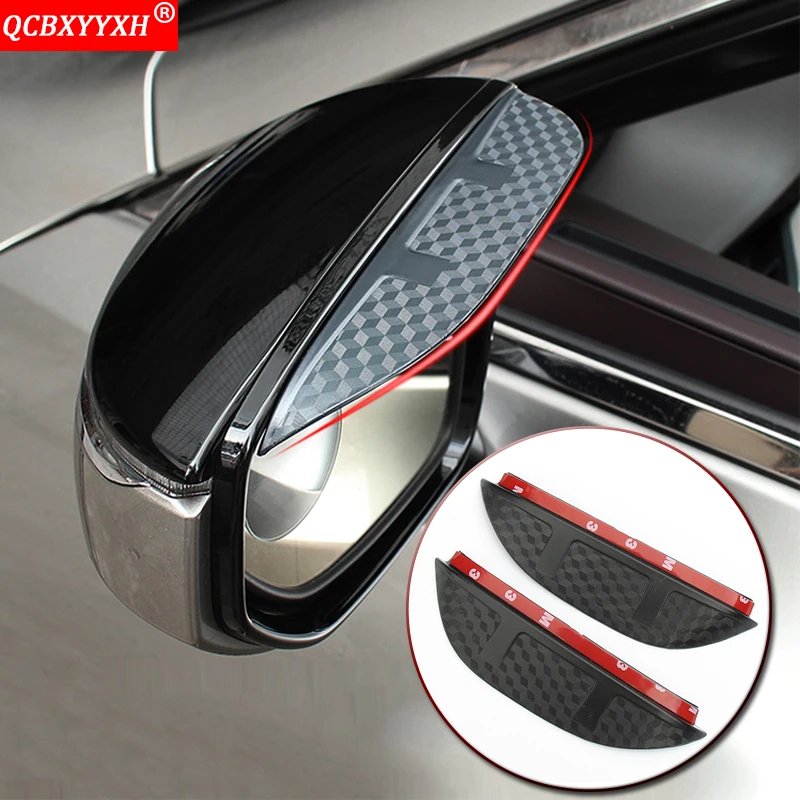 

Car Styling Rearview Mirror Eyebrow Rain Gear Shield Anti-rain Cover For Citroen Sedan C4 C4L C-Elysee C3 C5 AIRCROSS 2009-2019