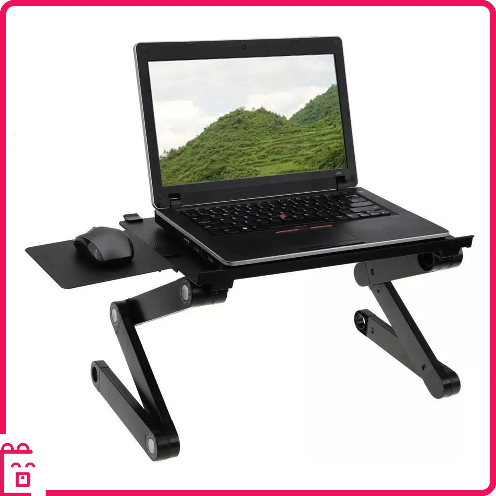 Подставка для ноутбука складной столик Laptop table / журнальный стол трансформер