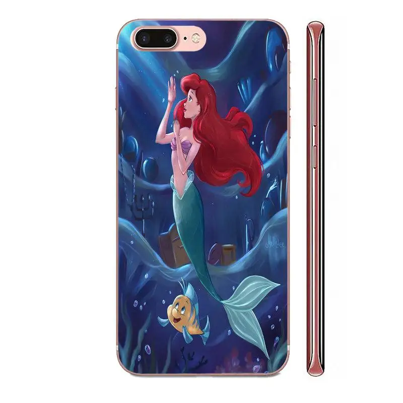 Модный мобильный телефон из ТПУ с рисунком русалки Ариэль Защита для Samsung Galaxy A51 A71