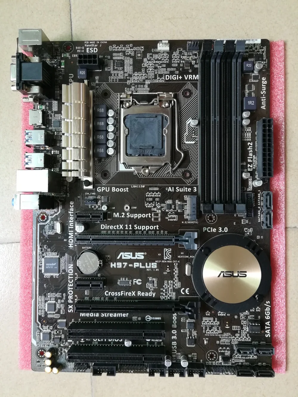 

Socket LGA 1150 For ASUS H97-PLUS Original Used Desktop for Intel H97 Motherboard DDR3 USB3.0 SATA3 PCI-E3.0