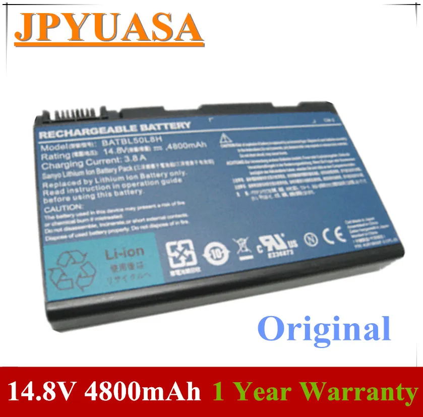 7 xinbox 14,8 V 4800 мА/ч, BATBL50L8H ноутбук Батарея для acer Aspire 3100 3102 3650 3690 5100 5102 5110 2490 BATBL50L4 BATBL50L6
