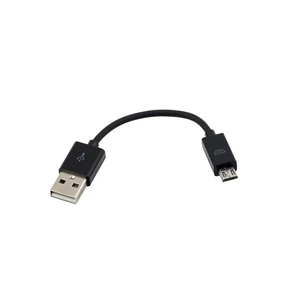 Универсальный 10 см USB 2 0 A к Micro B Синхронизация данных зарядный кабель шнур для
