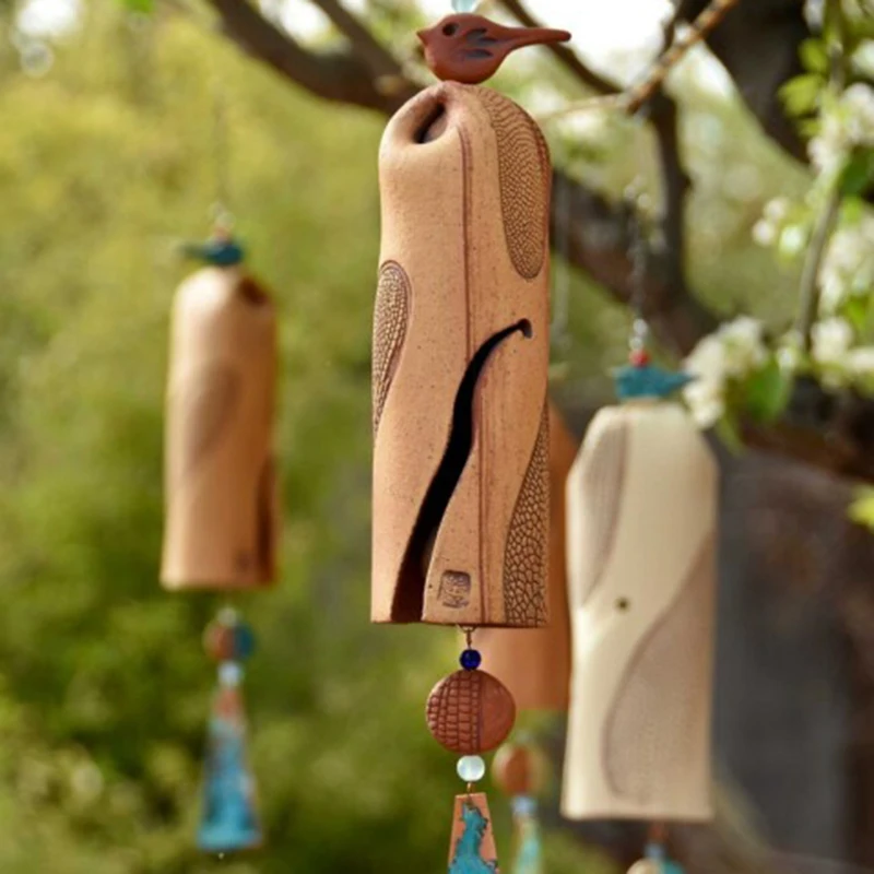 

Beautiful Rustic Dragonfly Wind Chimes Boho Handmade Garden Decor Gift Exquisite Details KI