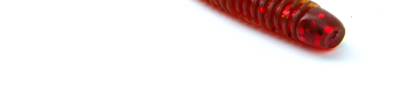 TSURINOYA 50 мм/0,6 г 12 шт./лот мягкий червяк приманка для рыбалки мягкое насекомое искусственные Баи личинки для рыбалки шатаются Т-хвост Luer Bait