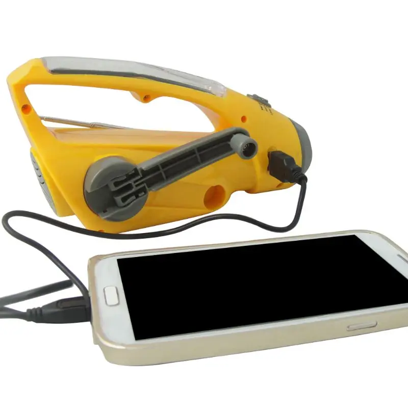 Портативный аварийный светодиодный фонарь на солнечной батарее зарядное