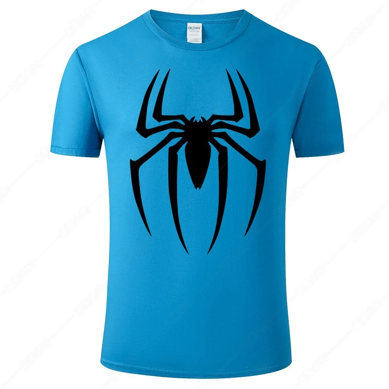 Футболка Мужская/Женская хлопковая с коротким рукавом и принтом Человека-паука -
