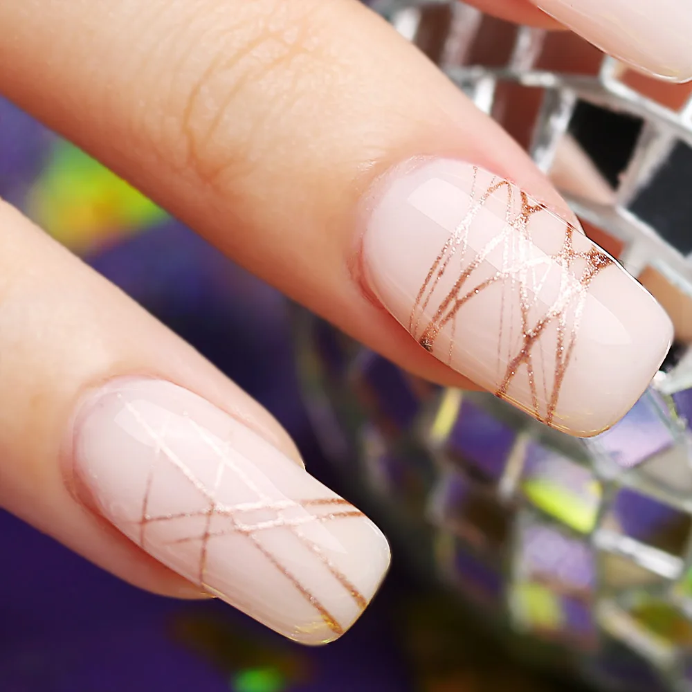 6 шт./лот металлический Гель-лак для ногтей Modelones стойкий Цветной набор