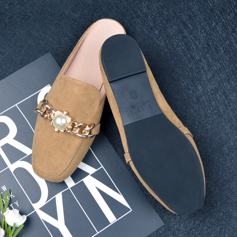 Женские туфли без задника 2018 Новое поступление тапочки с бантом В наличии