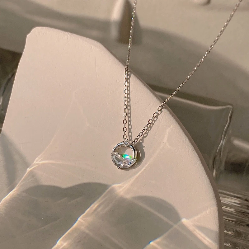 

Цепочка женская из серебра 925 пробы, с кристаллами