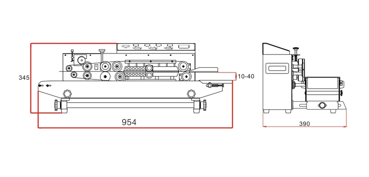 FRBM-810II диск с цветами печатная машина для герметизации полиэтиленовый пакет крафт бумажный мешок вакуумная сумка фольга мешок машина для запечатывания пластиковой пленкой