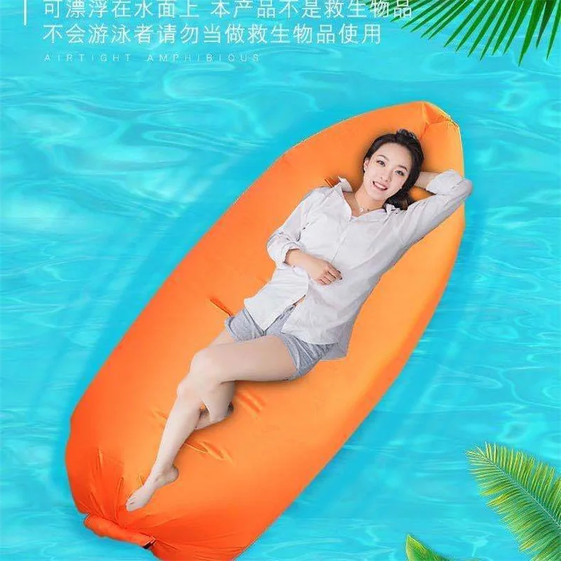 

Outdoor lazy inflatable sofa net red inflatable bed courtyard air bed inflatable sofa air bed lunch break lazy bed sheet