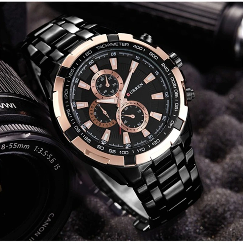 

Watches Men Top Brand Luxury Fashion&Casual Quartz Male Wristwatches Classic Analog Sports Steel Band Clock Relojes