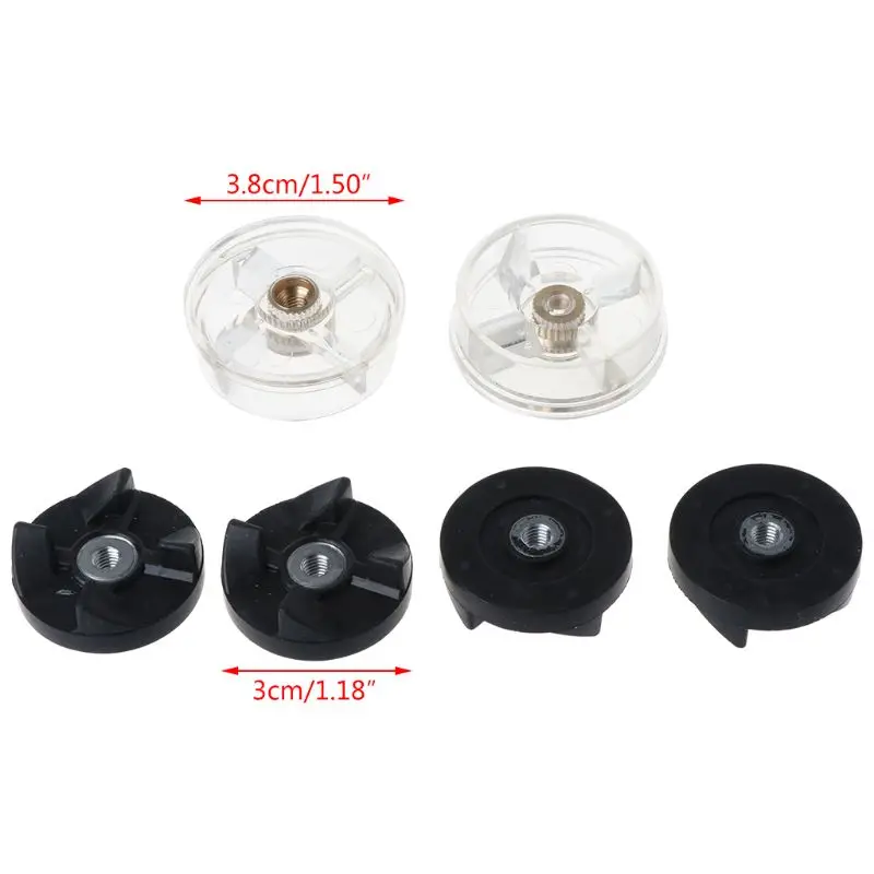 6pcs Replacement 2 Plastic Gear Base 4 Rubber For Magic Bullet Spare Parts U1JE | Бытовая техника
