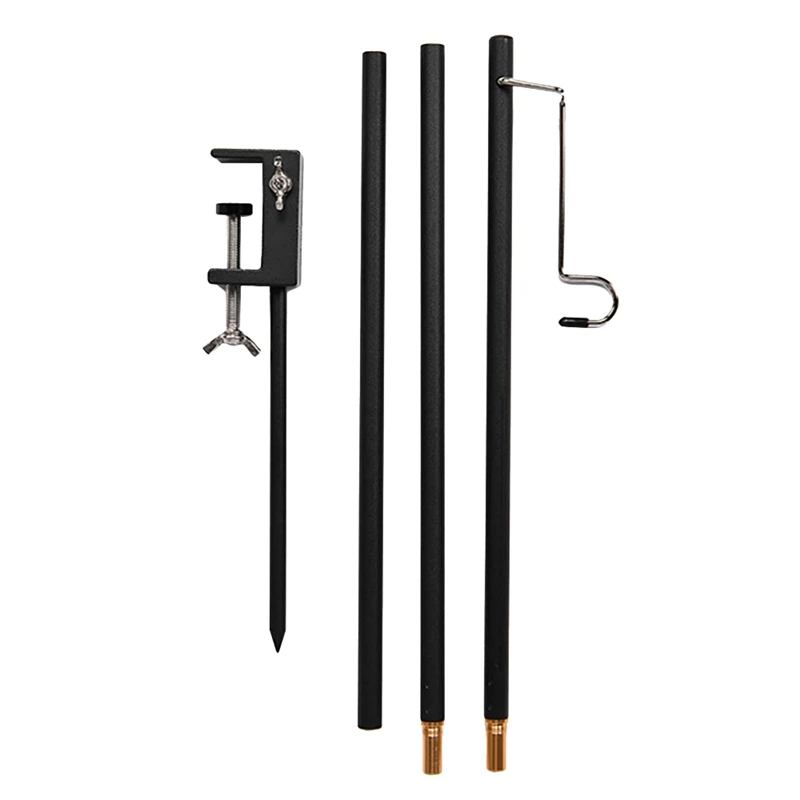 

WIDESEA Folding Lantern Stand Lamp Pole With Stake And Table Clamp For Camping Fishing Picnic BBQ Outdoor Activities Hikeman