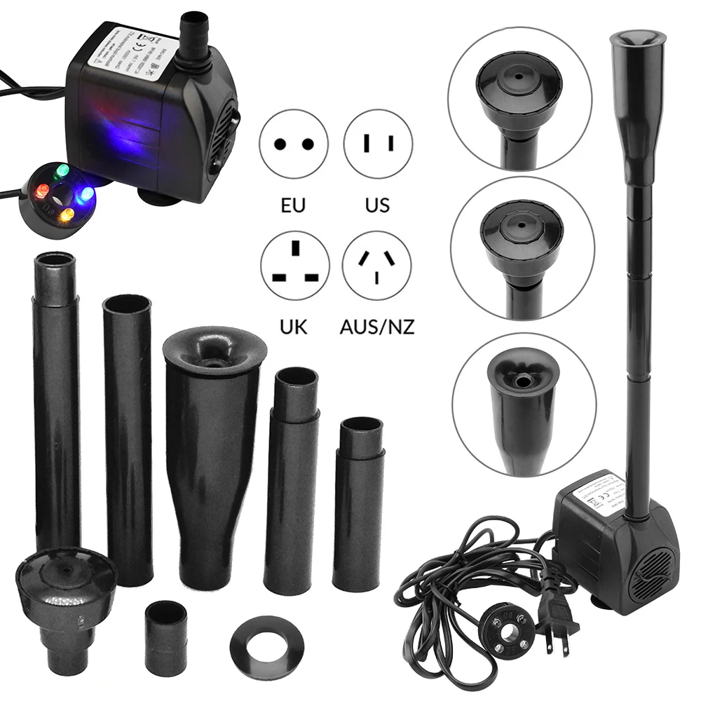 

Fish Tank Oxygen Pump Water Pump Garden Fountain Rockery Fountain Water Fountain Pump Aquariums Oxygen Pump 15W 110V/220V-240V