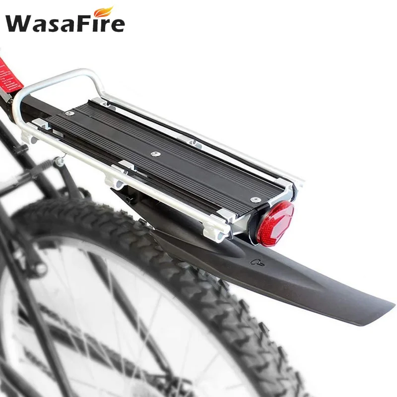 

WasaFire Bicycle Luggage Carrier Cargo Rear Rack Shelf Outdoor Cycling Bag Stand Holder Bike Accessories Trunk Fit 20-29'' Bike