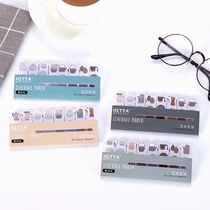 Художественная жизнь блокнот страница вкладка маркеры Липкие заметки