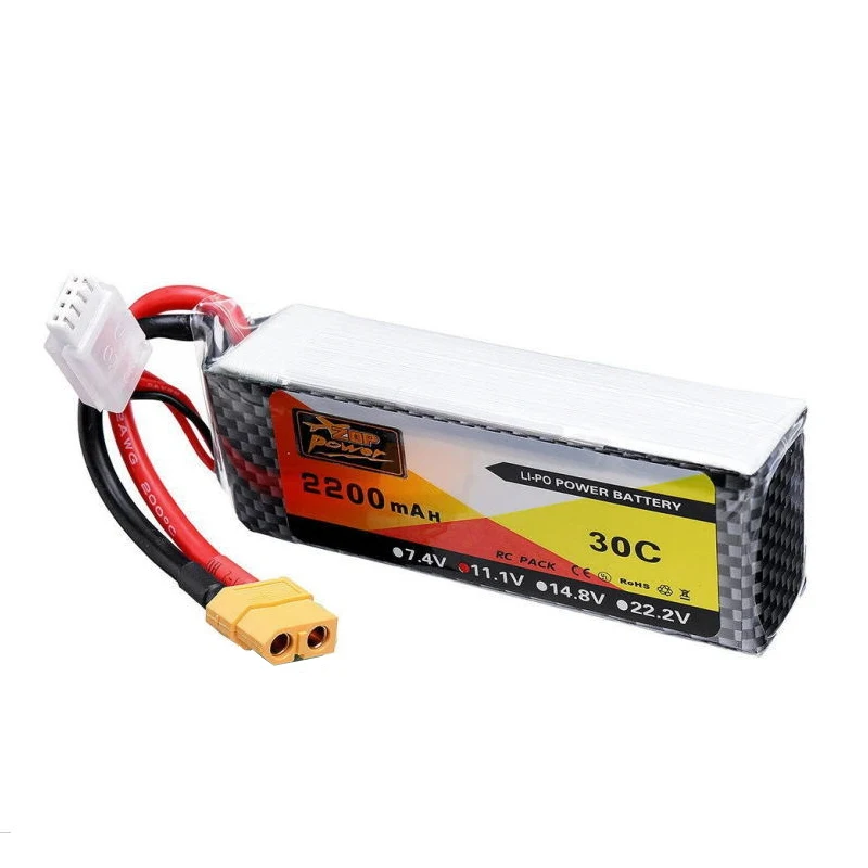 ZOP Power 3S RC LiPo аккумулятор 11 1 В 2200 мАч 30C для радиоуправляемого самолета вертолета