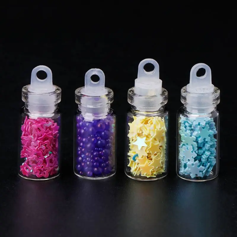 12 шт. Блестящий наполнитель прозрачная пушистая полимерная фотоподвеска Лизун