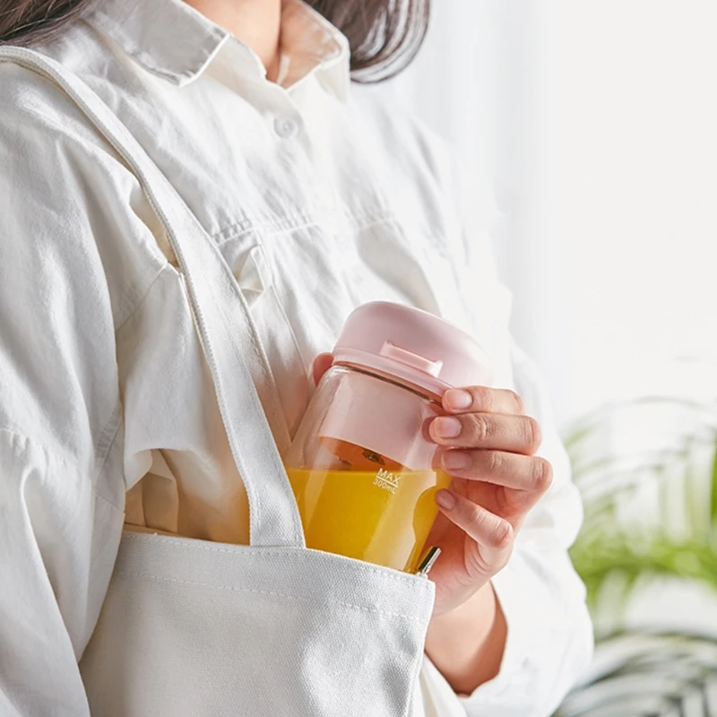 Перезаряжаемая портативная Милая электрическая соковыжималка бытовая