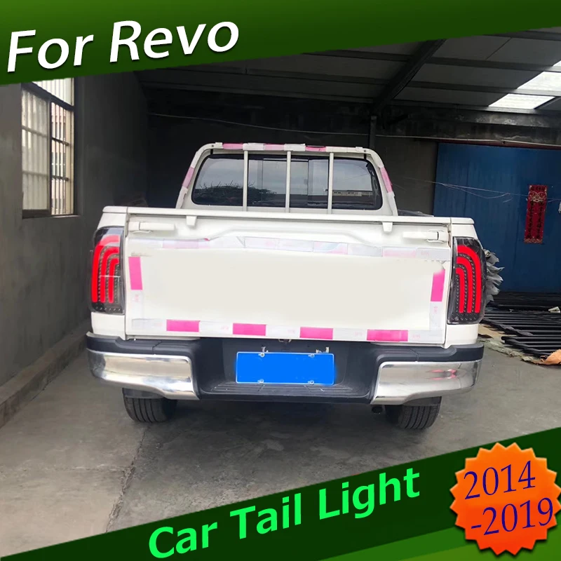 

Car Accessories Tail Lamp For Toyota Hilux Revo 2014-2017 Tail Lights Led Fog Lights DRL Daytime Running Lights Tuning