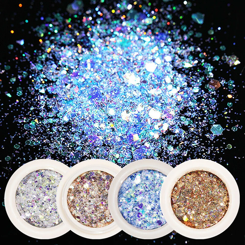 8 коробок/набор блестки для ногтей|Стразы и украшения| |