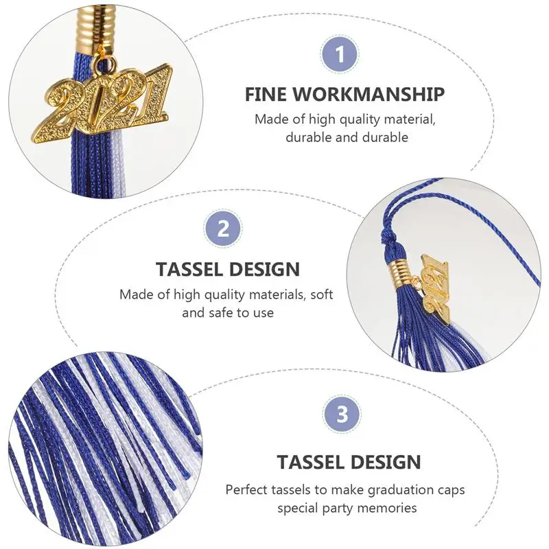 

4pcs 2021 Clothing Graduation Cap Accessories Creative Hanging Pendant Tassels Decoration