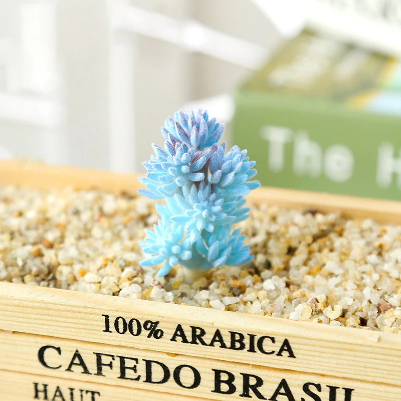colorful Artificial Succulents Plants Wedding Home Garden Decorations art fake fat plant Flower Arrangement Accessories Bonsai | Дом и сад