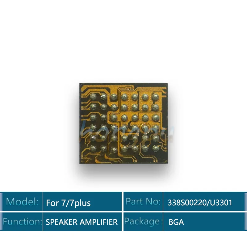2 шт. 40 шт./лот аудио IC 338S00220/U3301/U3402/U3502 для iphone 7/7plus Северный/Южный усилитель