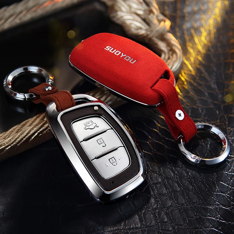 Чехол для автомобильного ключа Hyundai Tucson Creta IX25 Ix35 HB20 Sonata Verna Solaris Santa Elantra Mistra Kona i30