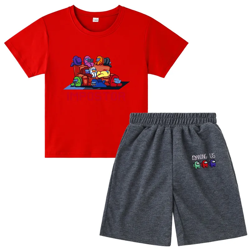 

Children's Clothing Set Boy's Children's clothing Hoodie + Short pants 2 piece set Baby girl cotton suit cartoon tracksuit